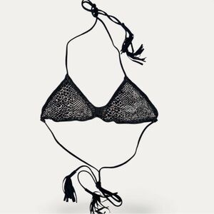 ACACIA Swimwear Andy Black Bikini Top